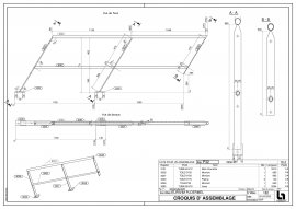 Croquis des garde-corps de l